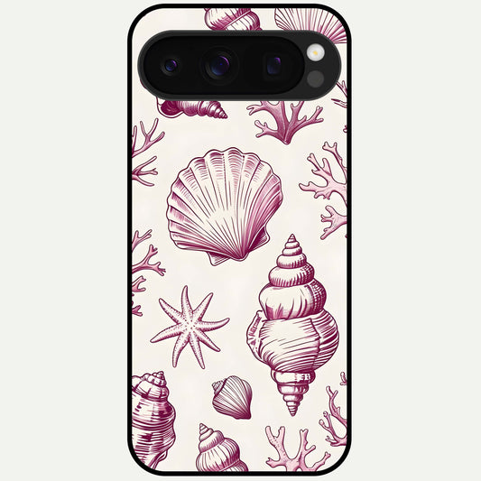  Pink Power Sparks Glass Case For Google Pixel 10 Pro back cover – full design glossy printed glass finish