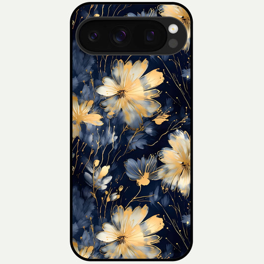  Royal Petal Dream Glass Case For Google Pixel 10 Pro back cover – full design glossy printed glass finish