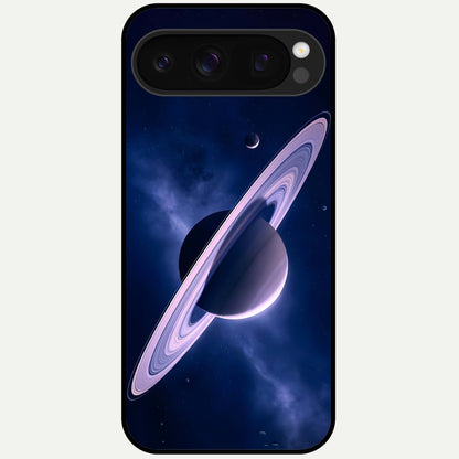  Saturn Ring Mystique Glass Case For Google Pixel 10 Pro back cover – full design glossy printed glass finish