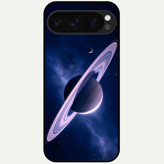  Saturn Ring Mystique Glass Case For Google Pixel 10 Pro back cover – full design glossy printed glass finish