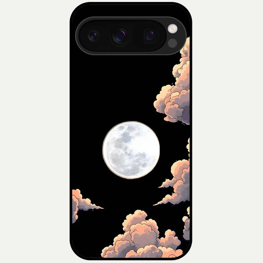  Shade Cloud Moon Glass Case For Google Pixel 10 Pro back cover – full design glossy printed glass finish