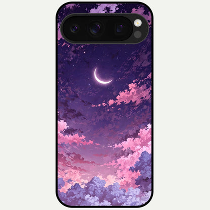  Sky Drift Clouds Glass Case For Google Pixel 10 Pro back cover – full design glossy printed glass finish