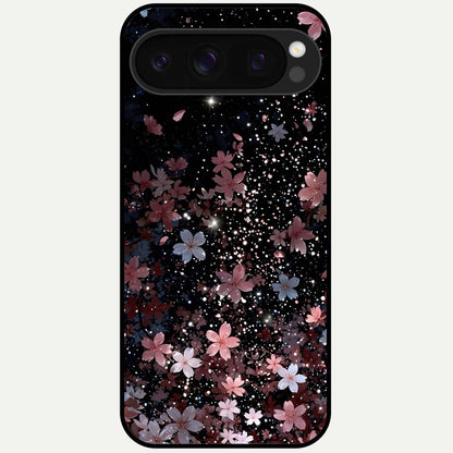  Starlit Flower Dreams Glass Case For Google Pixel 10 Pro back cover – full design glossy printed glass finish