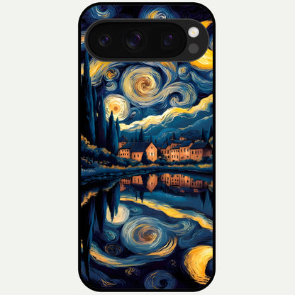  Starry Sky Serenity Glass Case For Google Pixel 10 Pro back cover – full design glossy printed glass finish