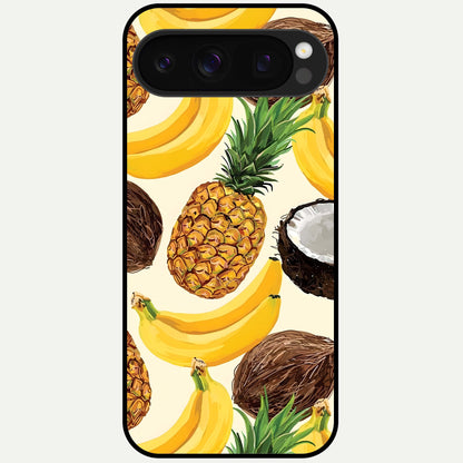  Tropical Fruit Mood Glass Case For Google Pixel 10 Pro back cover – full design glossy printed glass finish