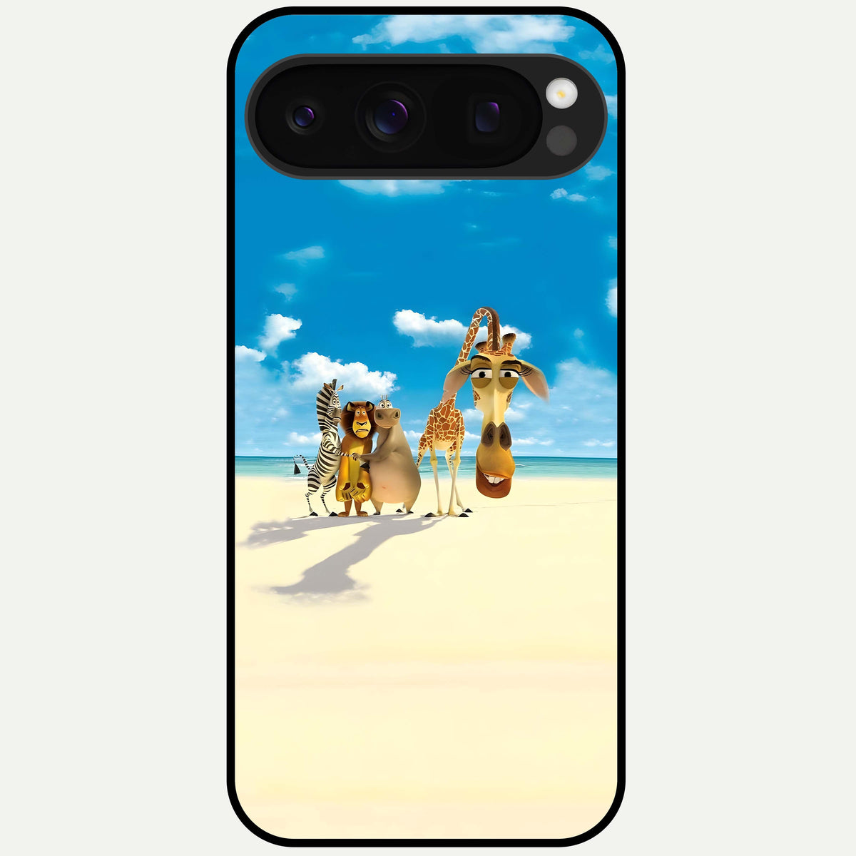  Tropical Fun Squad Glass Case For Google Pixel 10 Pro back cover – full design glossy printed glass finish