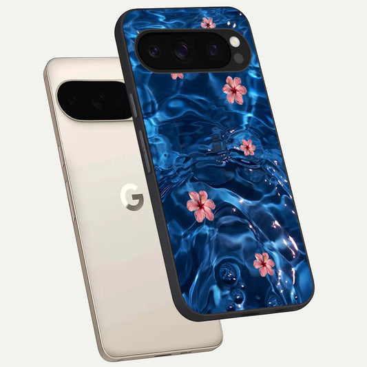  Bloom Thread Art phone case For Google Pixel 10 Pro showing premium glass back cover with detailed artwork