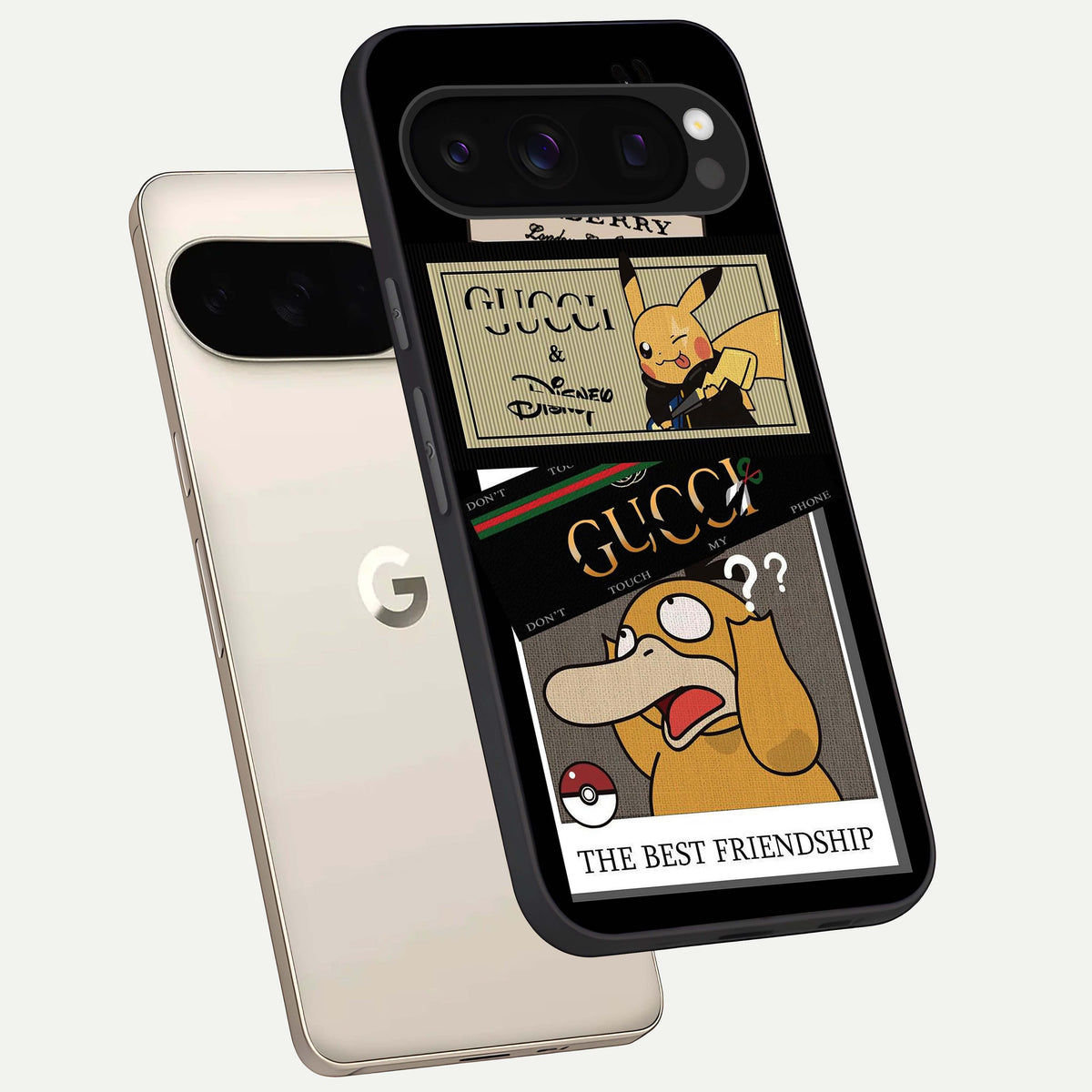  Cartoon Brand Play Mashup phone case For Google Pixel 10 Pro showing premium glass back cover with detailed artwork