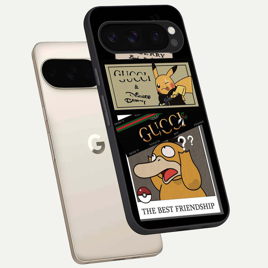  Cartoon Brand Play Mashup phone case For Google Pixel 10 Pro showing premium glass back cover with detailed artwork