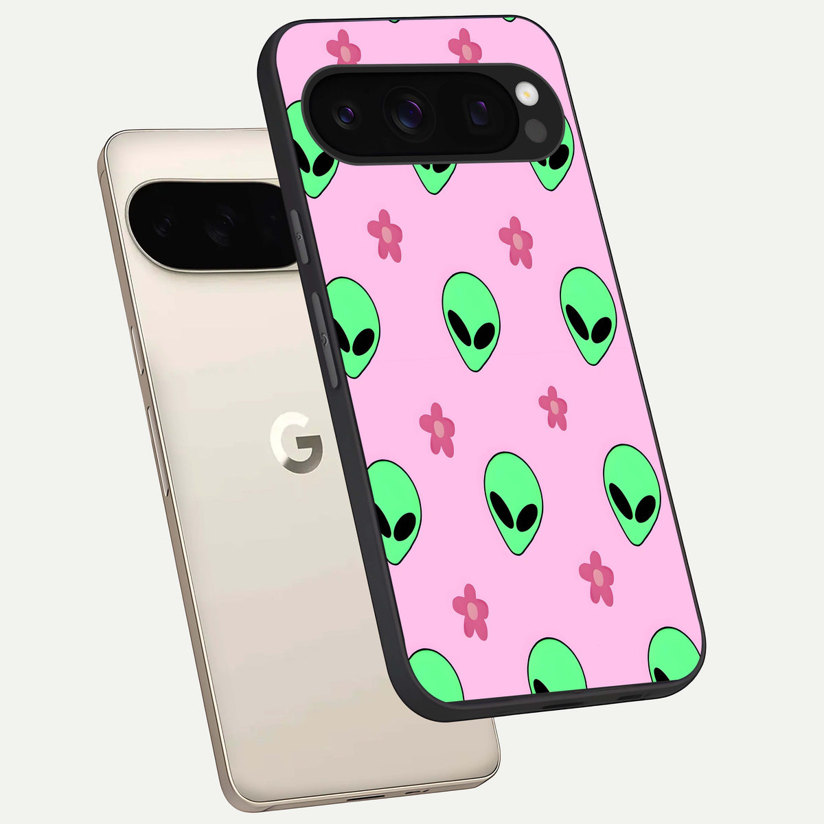  Cosmic Cute Crush phone case For Google Pixel 10 Pro showing premium glass back cover with detailed artwork