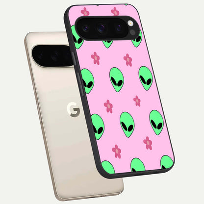  Cosmic Cute Crush phone case For Google Pixel 10 Pro showing premium glass back cover with detailed artwork