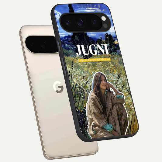  Jugni Soul Vibes phone case For Google Pixel 10 Pro showing premium glass back cover with detailed artwork