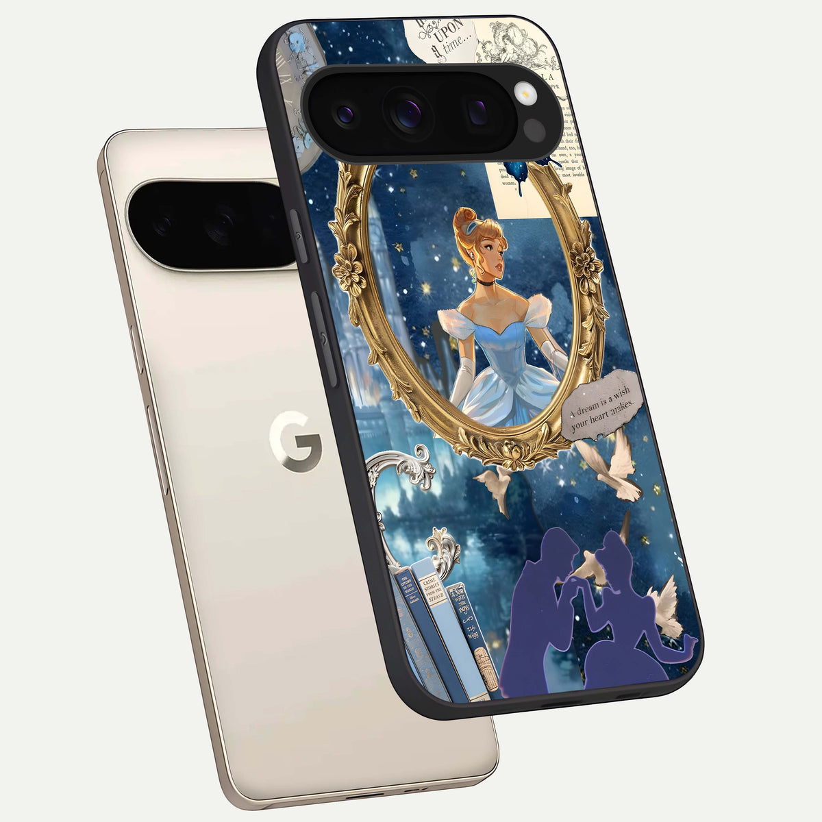  Midnight Queen phone case For Google Pixel 10 Pro showing premium glass back cover with detailed artwork