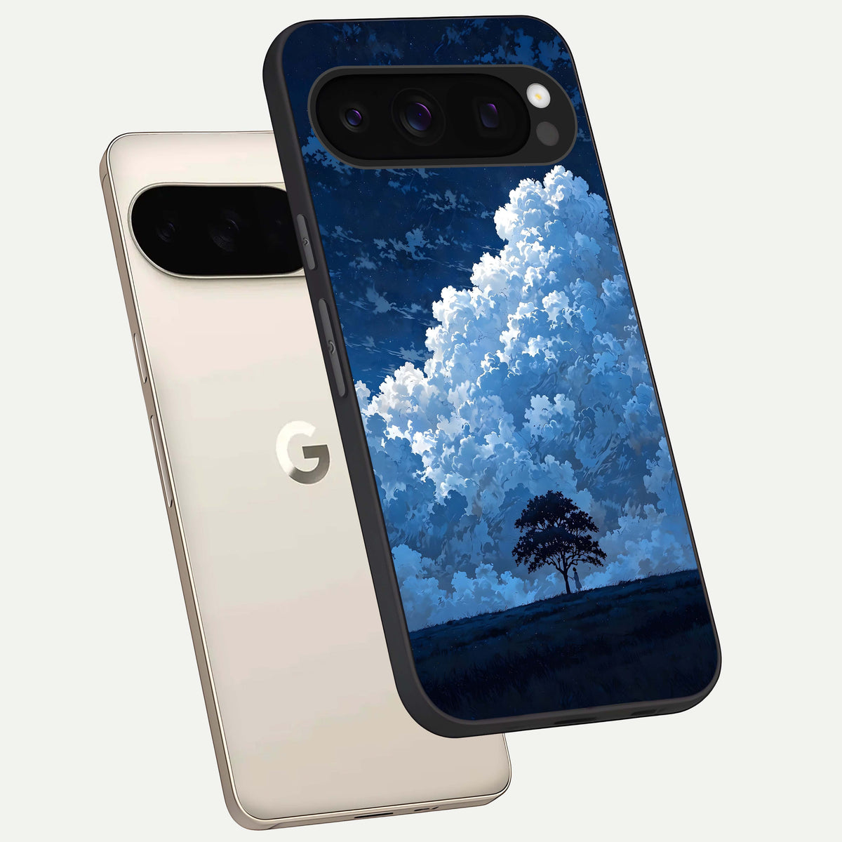  Midnight Sky Serenity phone case For Google Pixel 10 Pro showing premium glass back cover with detailed artwork