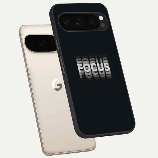  Mono Focus Vision phone case For Google Pixel 10 Pro showing premium glass back cover with detailed artwork