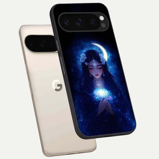  Mystic Moon Queen phone case For Google Pixel 10 Pro showing premium glass back cover with detailed artwork