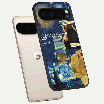  Starry Dream Vision phone case For Google Pixel 10 Pro showing premium glass back cover with detailed artwork
