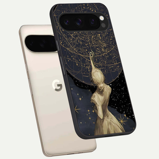  Taylor Swift Girl phone case For Google Pixel 10 Pro showing premium glass back cover with detailed artwork
