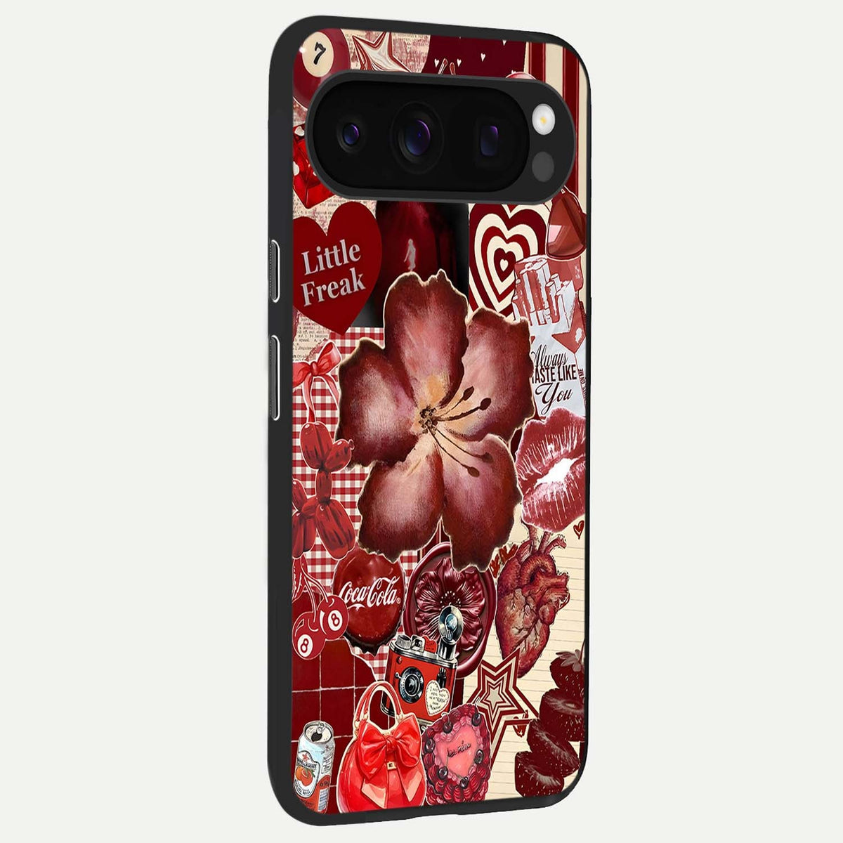  Aesthetic Little Freak back cover For Google Pixel 10 Pro slim fit glass case with vibrant aesthetic design