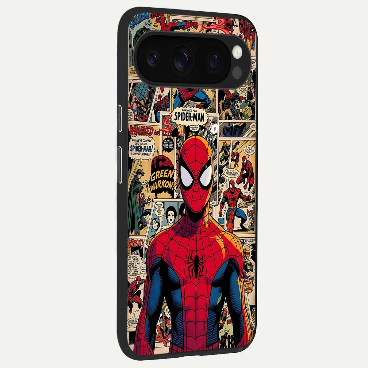  Aesthetic Spider back cover For Google Pixel 10 Pro slim fit glass case with vibrant aesthetic design
