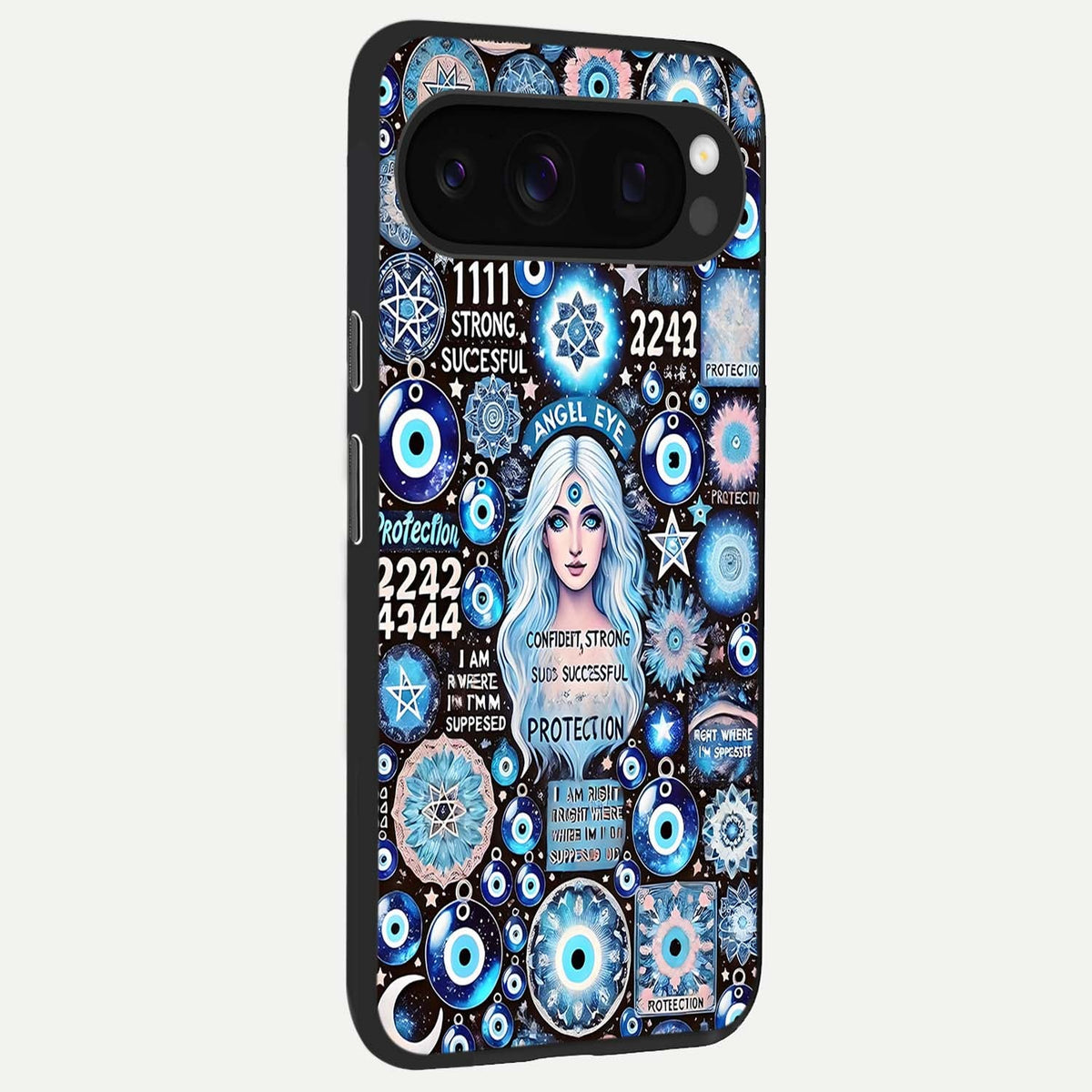  Angel Aura Shield back cover For Google Pixel 10 Pro slim fit glass case with vibrant aesthetic design