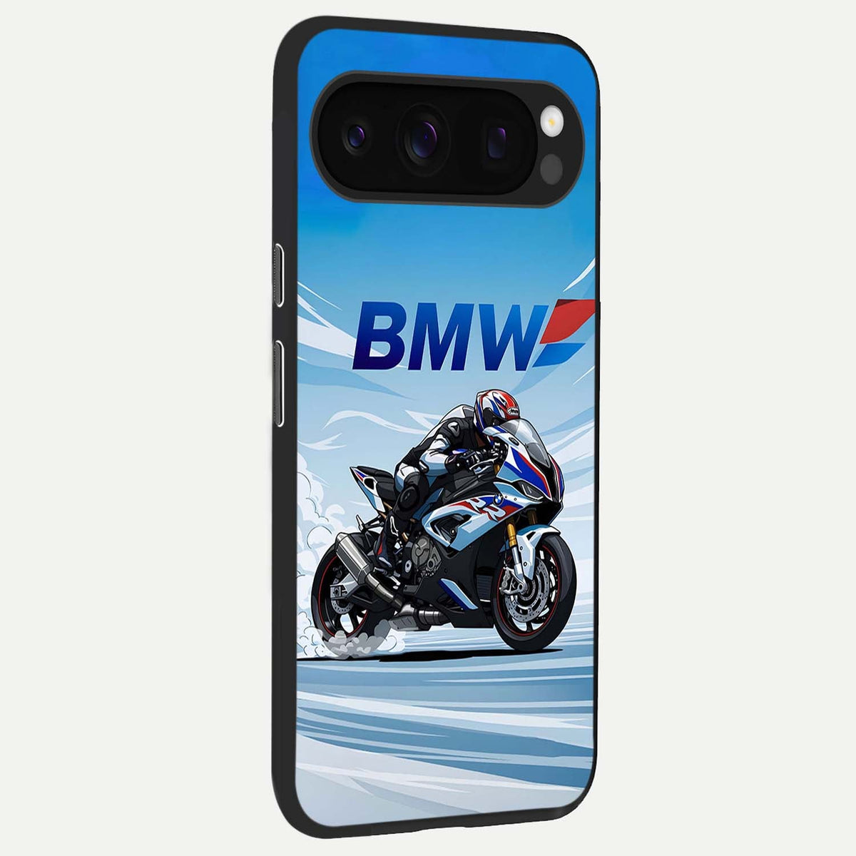  BMW Power Drift back cover For Google Pixel 10 Pro slim fit glass case with vibrant aesthetic design
