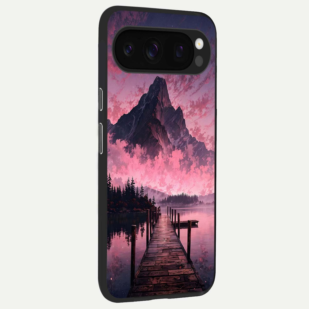  Beautiful Mountain View back cover For Google Pixel 10 Pro slim fit glass case with vibrant aesthetic design