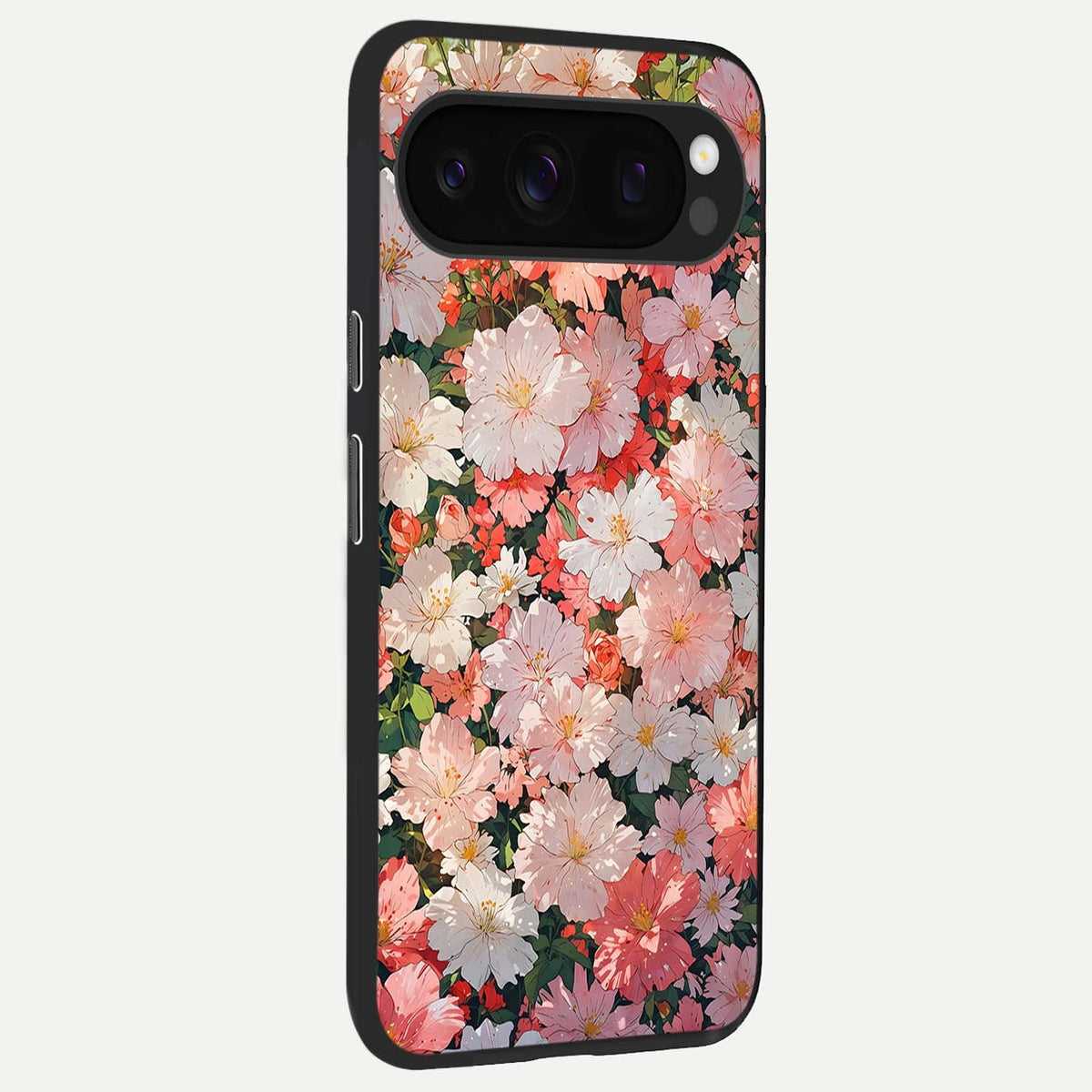  Blush Bloom Field back cover For Google Pixel 10 Pro slim fit glass case with vibrant aesthetic design