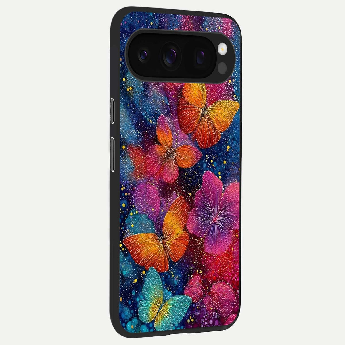  Butterfly Dream Mist back cover For Google Pixel 10 Pro slim fit glass case with vibrant aesthetic design