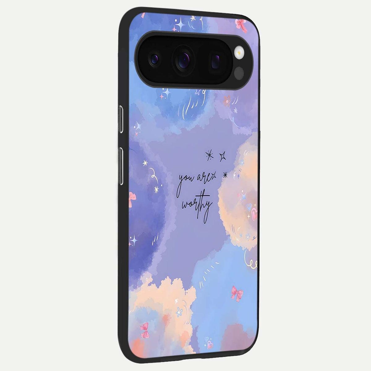  Celestial Cloud Magic back cover For Google Pixel 10 Pro slim fit glass case with vibrant aesthetic design