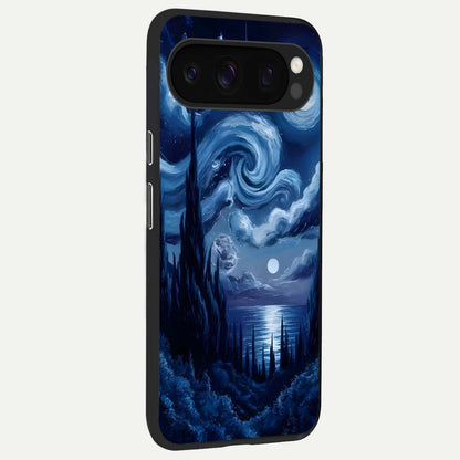  Celestial Dream Van Gogh back cover For Google Pixel 10 Pro slim fit glass case with vibrant aesthetic design
