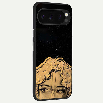 Celestial Gods Plan back cover For Google Pixel 10 Pro slim fit glass case with vibrant aesthetic design