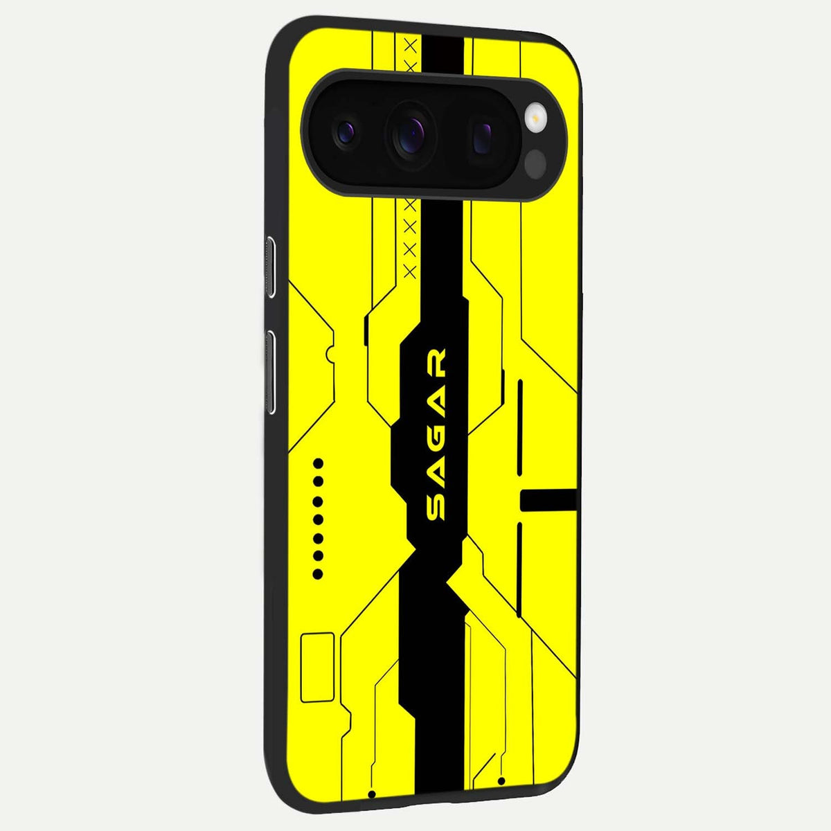  Circuit CYBERPUNK Custom Name back cover For Google Pixel 10 Pro slim fit glass case with vibrant aesthetic design