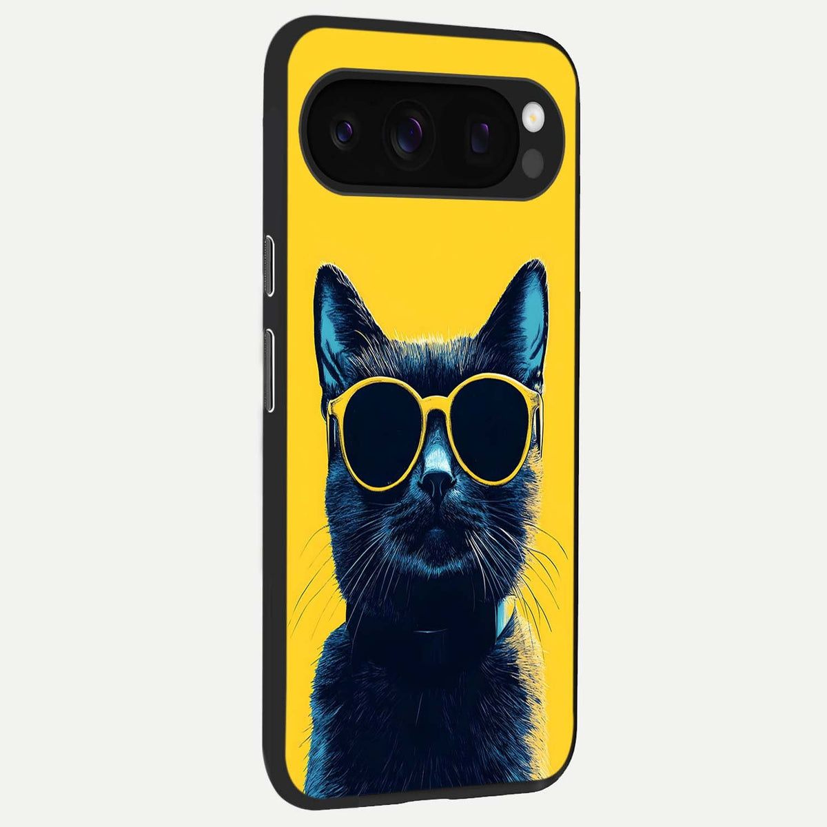  Cool Cat Vibes back cover For Google Pixel 10 Pro slim fit glass case with vibrant aesthetic design