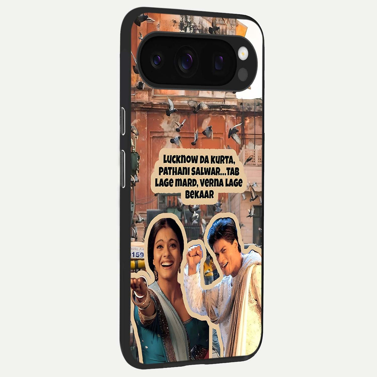  Desi Retro Vibes back cover For Google Pixel 10 Pro slim fit glass case with vibrant aesthetic design