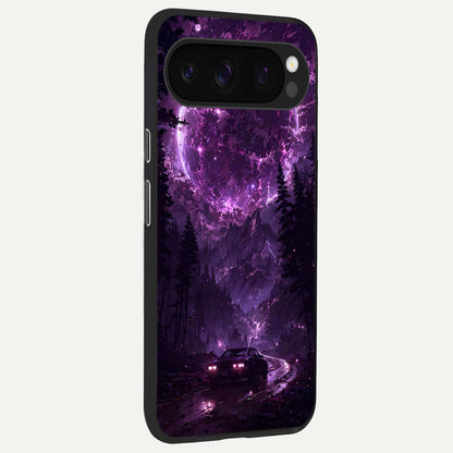 Eternal Cosmic Drive back cover For Google Pixel 10 Pro slim fit glass case with vibrant aesthetic design