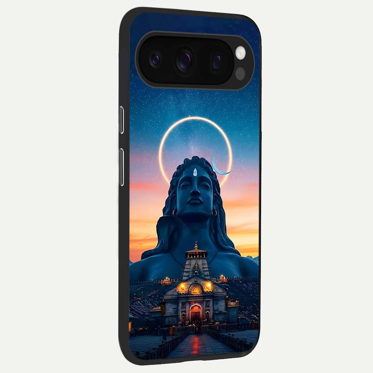  Eternal Shiva Aura back cover For Google Pixel 10 Pro slim fit glass case with vibrant aesthetic design