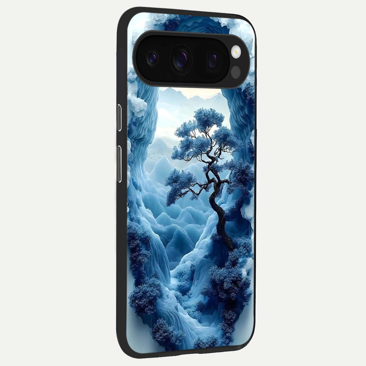  Frozen Serenity Gate back cover For Google Pixel 10 Pro slim fit glass case with vibrant aesthetic design