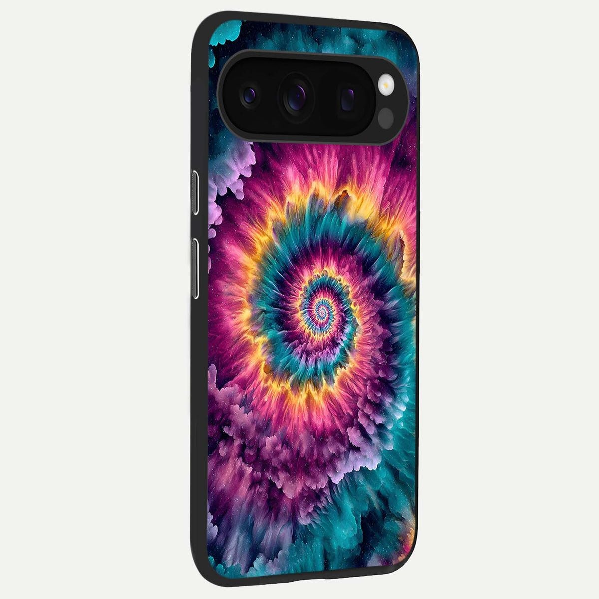  Galactic Spiral Burst back cover For Google Pixel 10 Pro slim fit glass case with vibrant aesthetic design