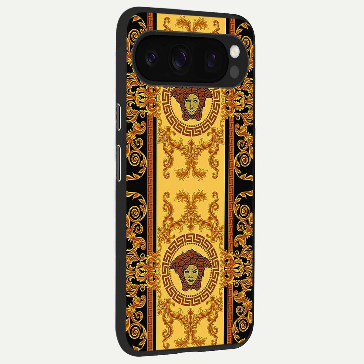  Golden Royal Heritage back cover For Google Pixel 10 Pro slim fit glass case with vibrant aesthetic design