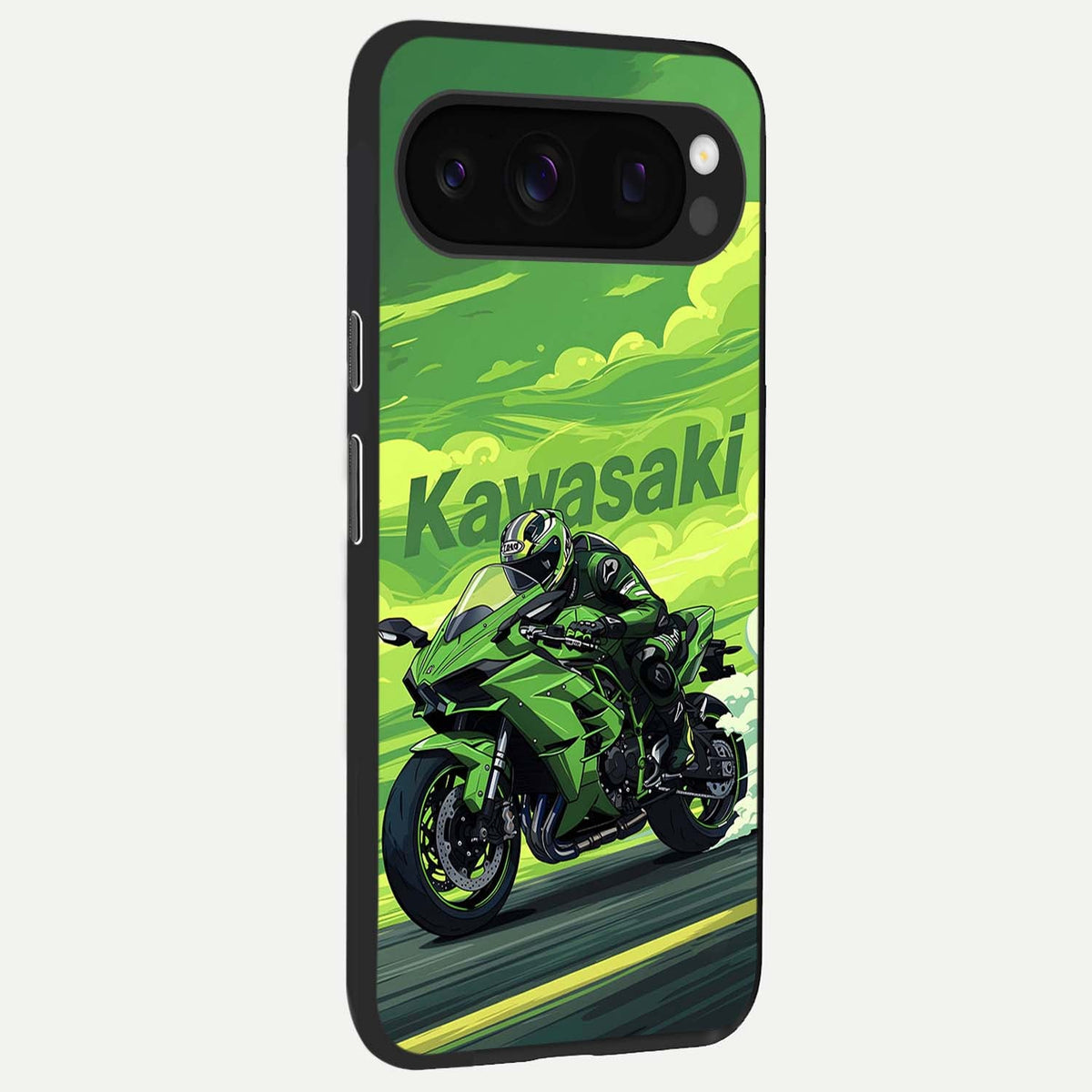  Greenery Sky back cover For Google Pixel 10 Pro slim fit glass case with vibrant aesthetic design