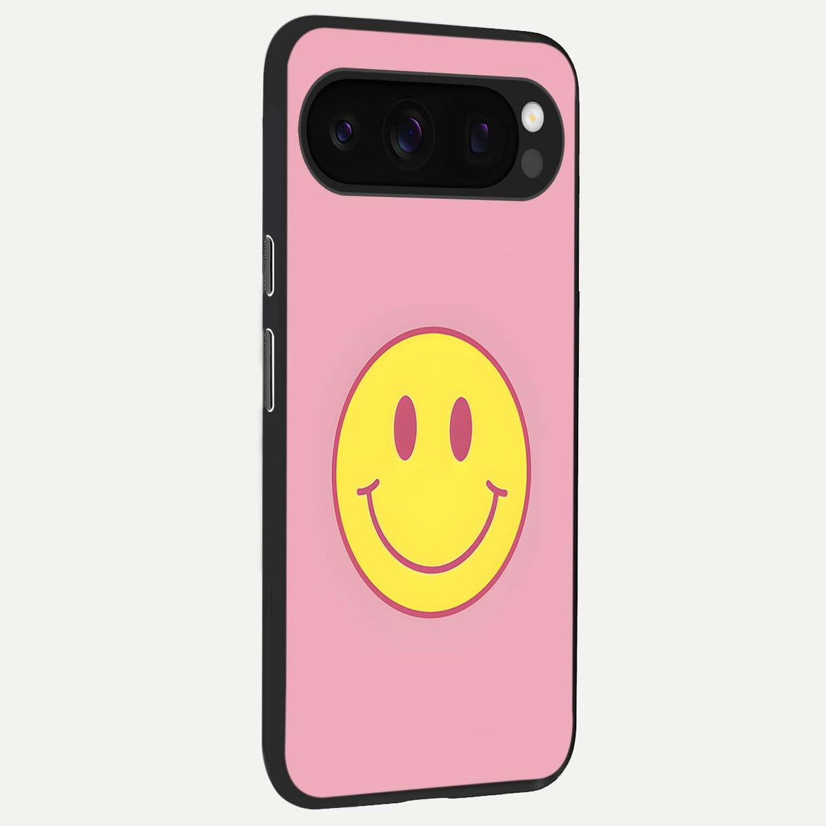  Happy Pink Mood back cover For Google Pixel 10 Pro slim fit glass case with vibrant aesthetic design