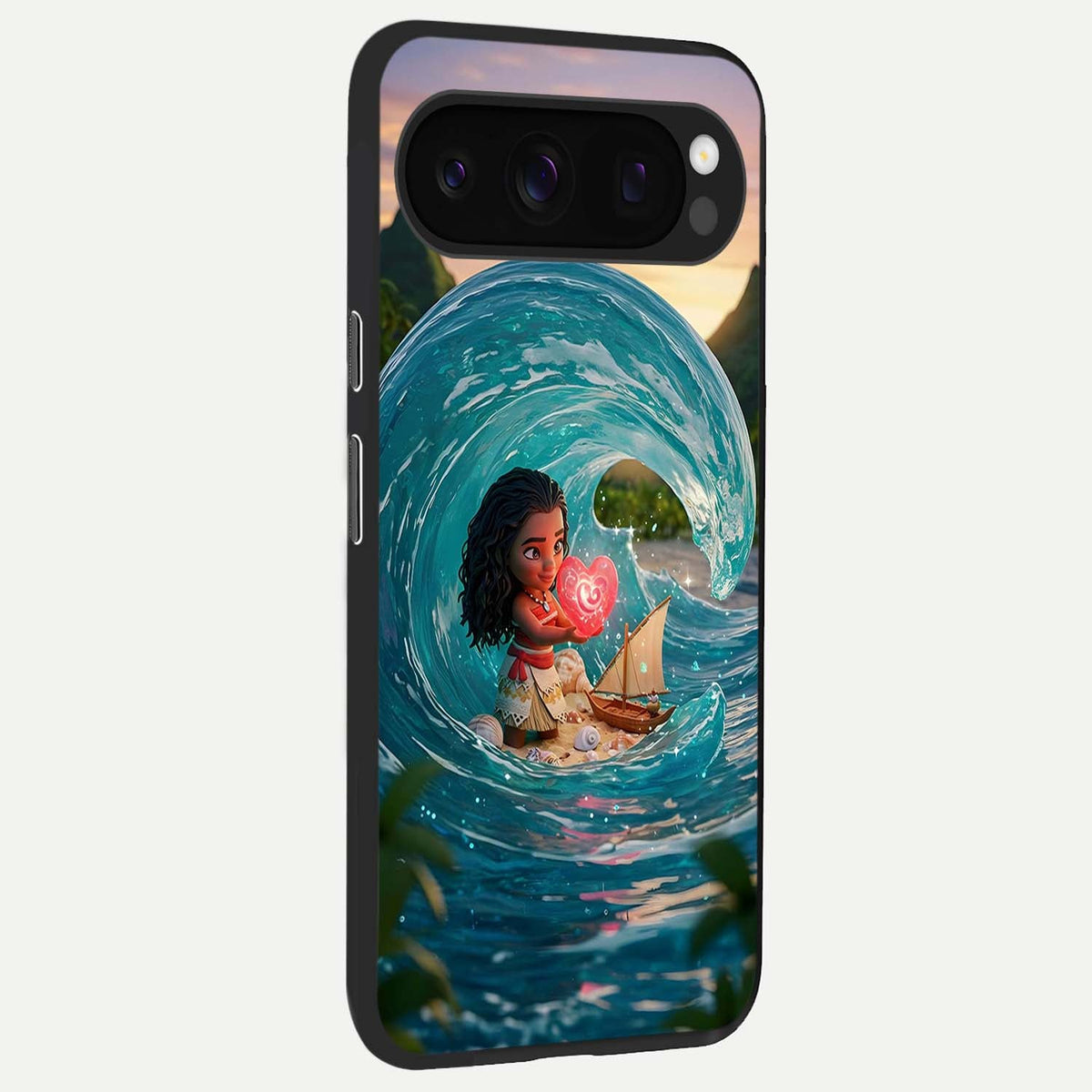  Heart of Ocean back cover For Google Pixel 10 Pro slim fit glass case with vibrant aesthetic design