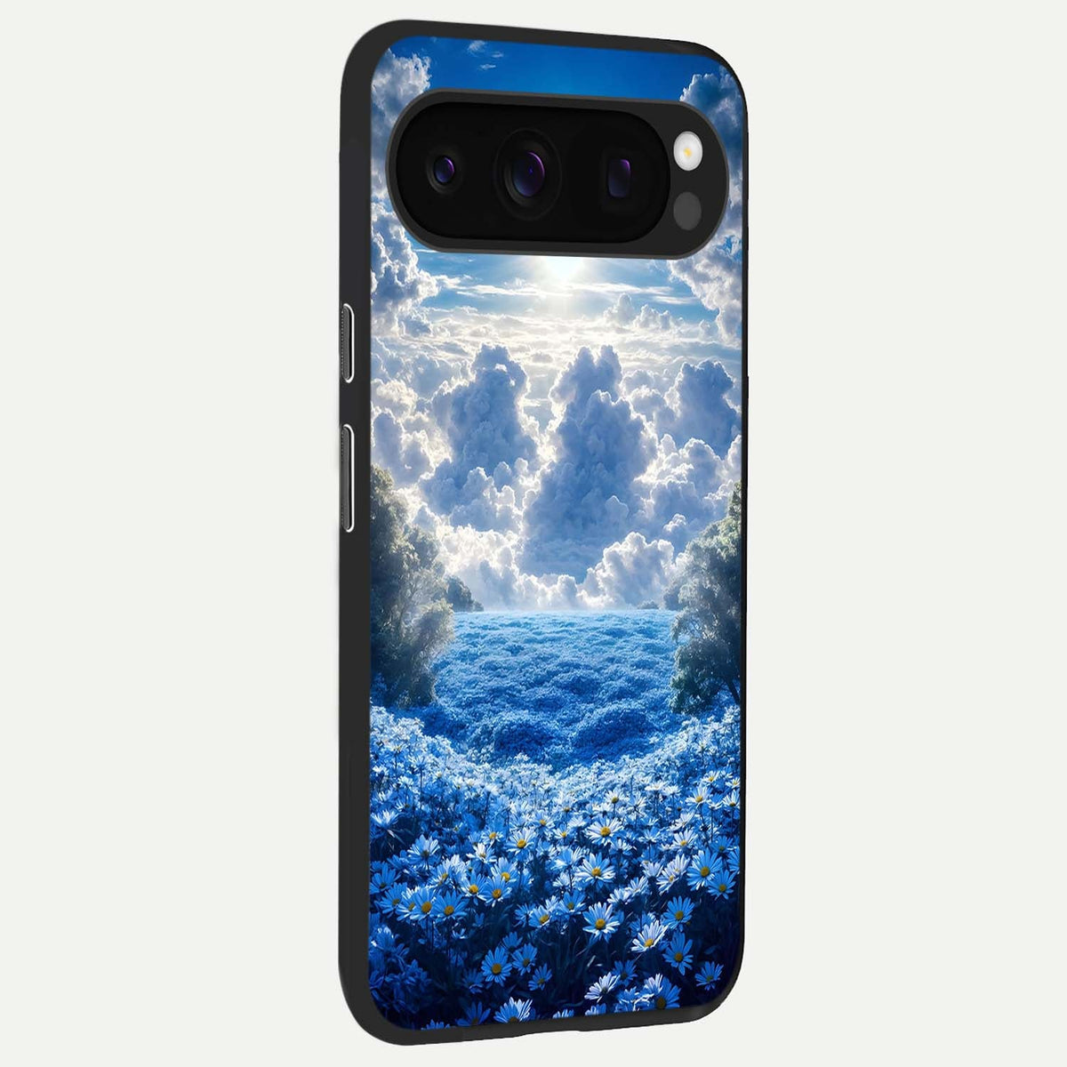  Heavenly Daisy Horizon back cover For Google Pixel 10 Pro slim fit glass case with vibrant aesthetic design