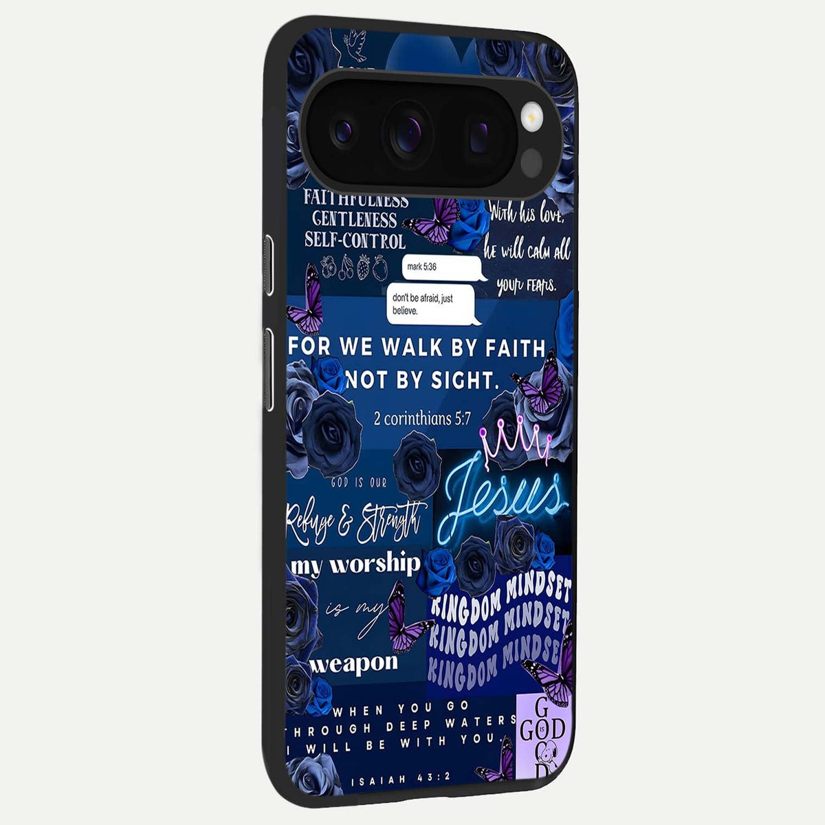  Kingdom Faith Glow back cover For Google Pixel 10 Pro slim fit glass case with vibrant aesthetic design