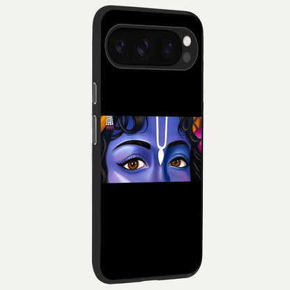  Krishna Eye back cover For Google Pixel 10 Pro slim fit glass case with vibrant aesthetic design
