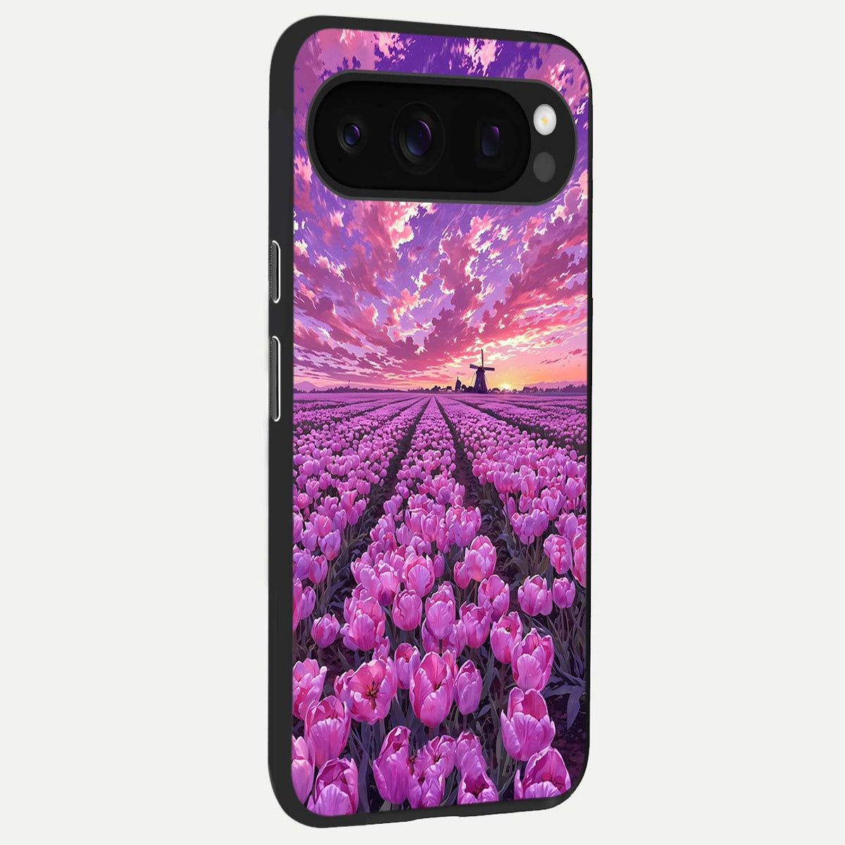  Lavender Dream Skies back cover For Google Pixel 10 Pro slim fit glass case with vibrant aesthetic design