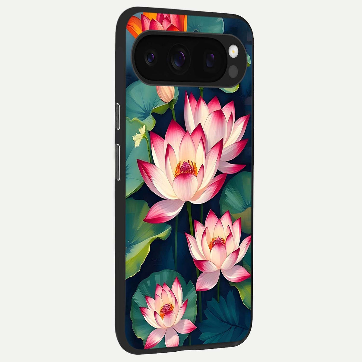  Lotus Dream Serenity back cover For Google Pixel 10 Pro slim fit glass case with vibrant aesthetic design