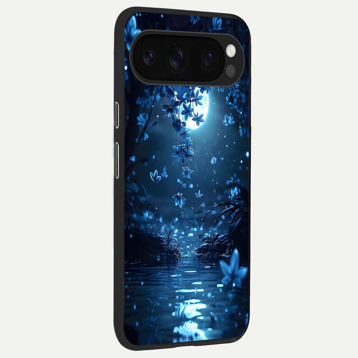  Moonlight Petal Dream back cover For Google Pixel 10 Pro slim fit glass case with vibrant aesthetic design