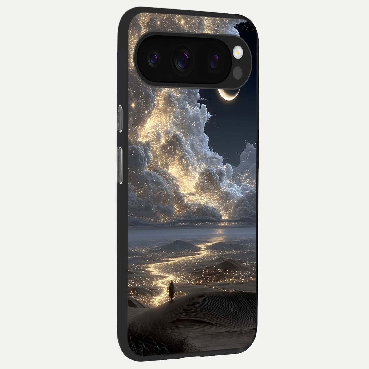  Moonlight Spark Path back cover For Google Pixel 10 Pro slim fit glass case with vibrant aesthetic design